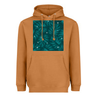Meerkat Tropical  Leaves Seamless Pattern Heavyweight Hoodie - BundleAndBundleShop
