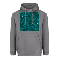 Storm Tropical  Leaves Seamless Pattern Heavyweight Hoodie - BundleAndBundleShop