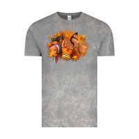 Cloud Rock Fall sneaker and heel afro woman Vintage Tee - RanaPortraitStore