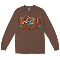 Chestnut love football Long Sleeve Tee - Zillion Design Studio