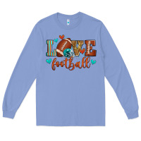 Colony Blue love football Long Sleeve Tee - Zillion Design Studio