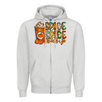 Dove Grey spice spice baby Zipper Hoodie - RacoonDesign