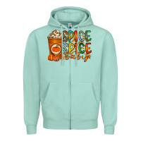Seafoam spice spice baby Zipper Hoodie - RacoonDesign