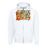 White spice spice baby Zipper Hoodie - RacoonDesign