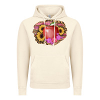 Vintage Artic apple sunflower back to school background Vintage Hoodie - AdoDesignShop