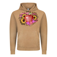 Vintage Camel apple sunflower back to school background Vintage Hoodie - AdoDesignShop
