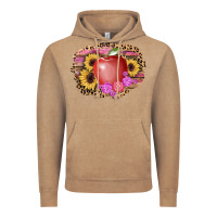 Vintage Coffee apple sunflower back to school background Vintage Hoodie - AdoDesignShop