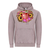 Vintage Zinc apple sunflower back to school background Vintage Hoodie - AdoDesignShop