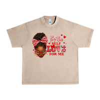 French Oak sorority colors red and white it's the self love f Urban Heavy Tee - texasbilliewilder