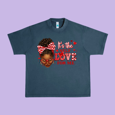 Urban Heavy Tee sorority colors red and white it's the self love f