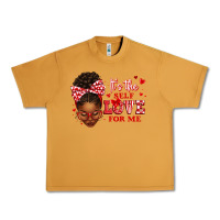 Peanut Butter sorority colors red and white it's the self love f Urban Heavy Tee - texasbilliewilder