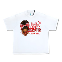 White sorority colors red and white it's the self love f Urban Heavy Tee - texasbilliewilder