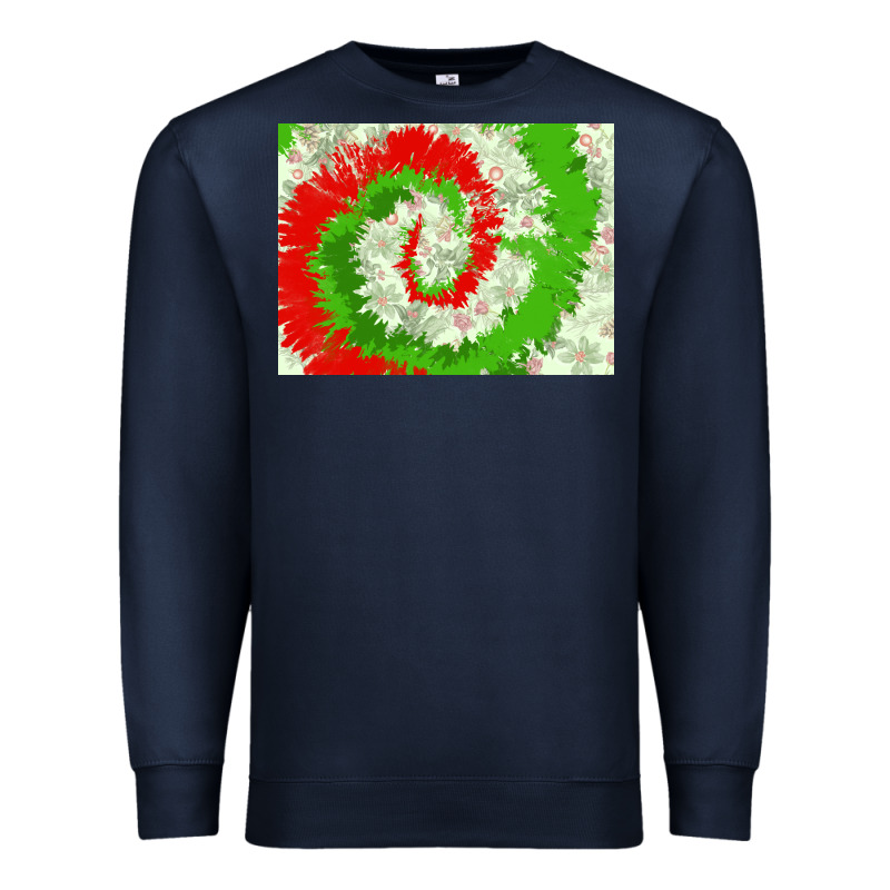 Tie Dye Background Christmas 3200x2400 Premium Sweatshirt by AdoDesignShop | Teevron