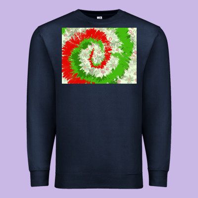 Tie Dye Background Christmas 3200x2400 Premium Sweatshirt Designed By Adodesignshop
