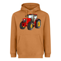 Meerkat western farm tractor red Heavyweight Hoodie - Artiststas