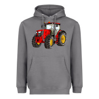Storm western farm tractor red Heavyweight Hoodie - Artiststas