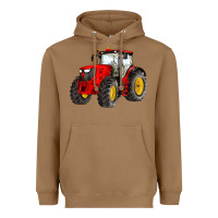 Toasted Coconut western farm tractor red Heavyweight Hoodie - Artiststas