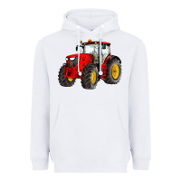 White western farm tractor red Heavyweight Hoodie - Artiststas