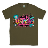 Army Green small business mama Classic Tee - Zillion Design Studio