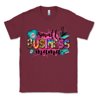 Burgundy small business mama Classic Tee - Zillion Design Studio