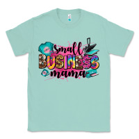Seafoam small business mama Classic Tee - Zillion Design Studio