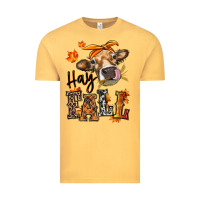 Vintage Mustard Hay Fall heifer Vintage Tee - RanaPortraitStore