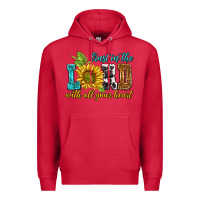 Cardinal trust in the lord with all your heart Premium Hoodie - NancyCooperArtShop