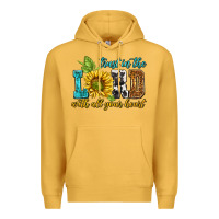Mustard trust in the lord with all your heart Premium Hoodie - NancyCooperArtShop