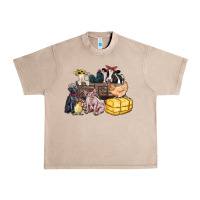 French Oak farm animals wagon Urban Heavy Tee - Zillion Design Studio