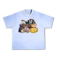 Grape Ice farm animals wagon Urban Heavy Tee - Zillion Design Studio