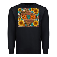 Black sunflower gemstone and mom with cowhide Premium Sweatshirt - Artiststas