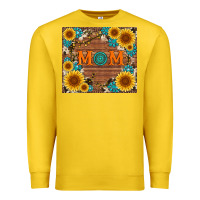 Lemon sunflower gemstone and mom with cowhide Premium Sweatshirt - Artiststas
