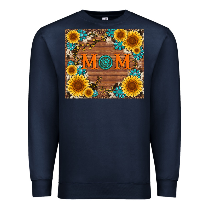 Sunflower Gemstone And Mom With Cowhide Premium Sweatshirt by Artiststas | Teevron