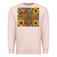 Pale Pink sunflower gemstone and mom with cowhide Premium Sweatshirt - Artiststas