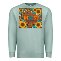 Seafoam sunflower gemstone and mom with cowhide Premium Sweatshirt - Artiststas