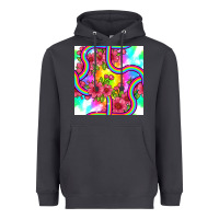Smoke tie dye floral seamless pattern Heavyweight Hoodie - BundleAndBundleShop