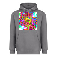 Storm tie dye floral seamless pattern Heavyweight Hoodie - BundleAndBundleShop