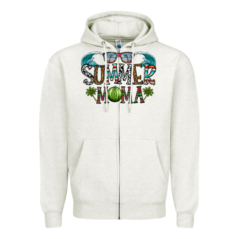 Summer Mama Zipper Hoodie by CowhideDigitalArt | Teevron