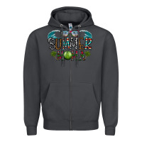 Smoke summer mama Zipper Hoodie - CowhideDigitalArt