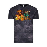 Cloud Black Hay there Fall pumpkin heifer Vintage Tee - RanaPortraitStore
