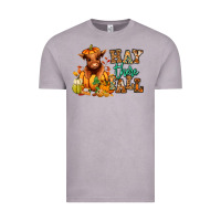 Vintage Zinc Hay there Fall pumpkin heifer Vintage Tee - RanaPortraitStore