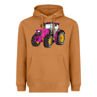 Meerkat western farm tractor pink Heavyweight Hoodie - Artiststas