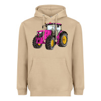 Mushroom western farm tractor pink Heavyweight Hoodie - Artiststas
