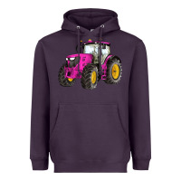 Plum western farm tractor pink Heavyweight Hoodie - Artiststas