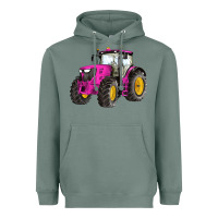 Sage western farm tractor pink Heavyweight Hoodie - Artiststas