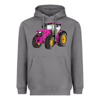 Storm western farm tractor pink Heavyweight Hoodie - Artiststas