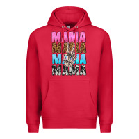 Cardinal mama skeleton peace leopard pattern Premium Hoodie - NancyCooperArtShop
