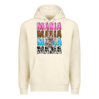 Sandshell mama skeleton peace leopard pattern Premium Hoodie - NancyCooperArtShop