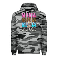 Slate Camo mama skeleton peace leopard pattern Premium Hoodie - NancyCooperArtShop