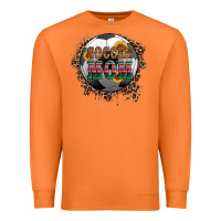Carrot soccer mom with serape and leopard Premium Sweatshirt - Artiststas